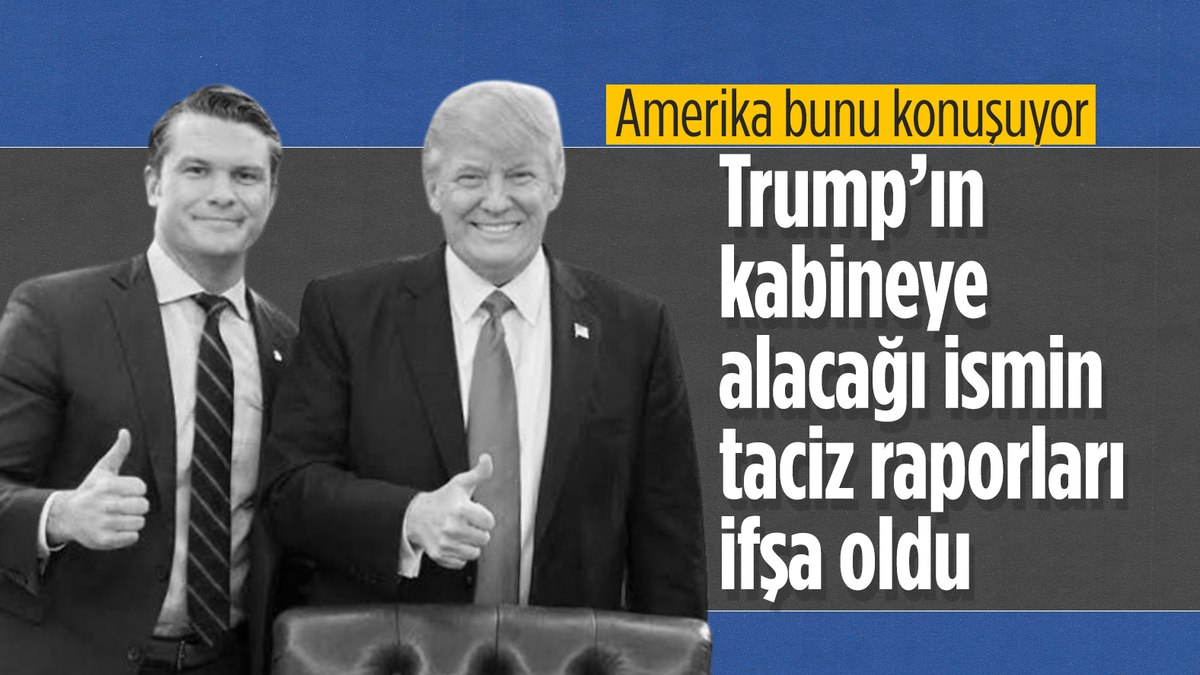 Trump’ın Savunma Bakanı adayı Pete Hegseth’in cinsel taciz raporları ortaya çıktı