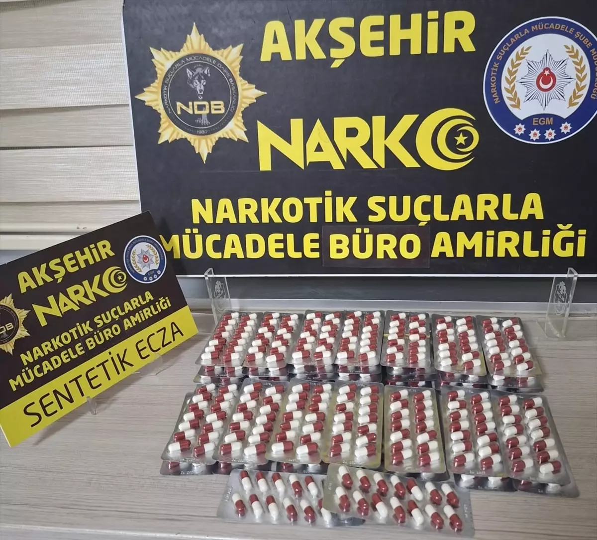 Akşehir’de Uyuşturucu Hapla Tutuklama