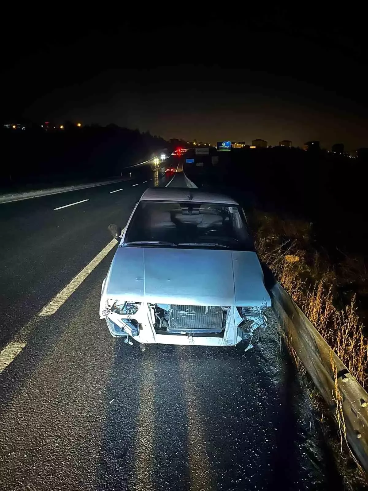 Bolu’da Ters Yöne Giren Alkollü Sürücü Kaza Yaptı
