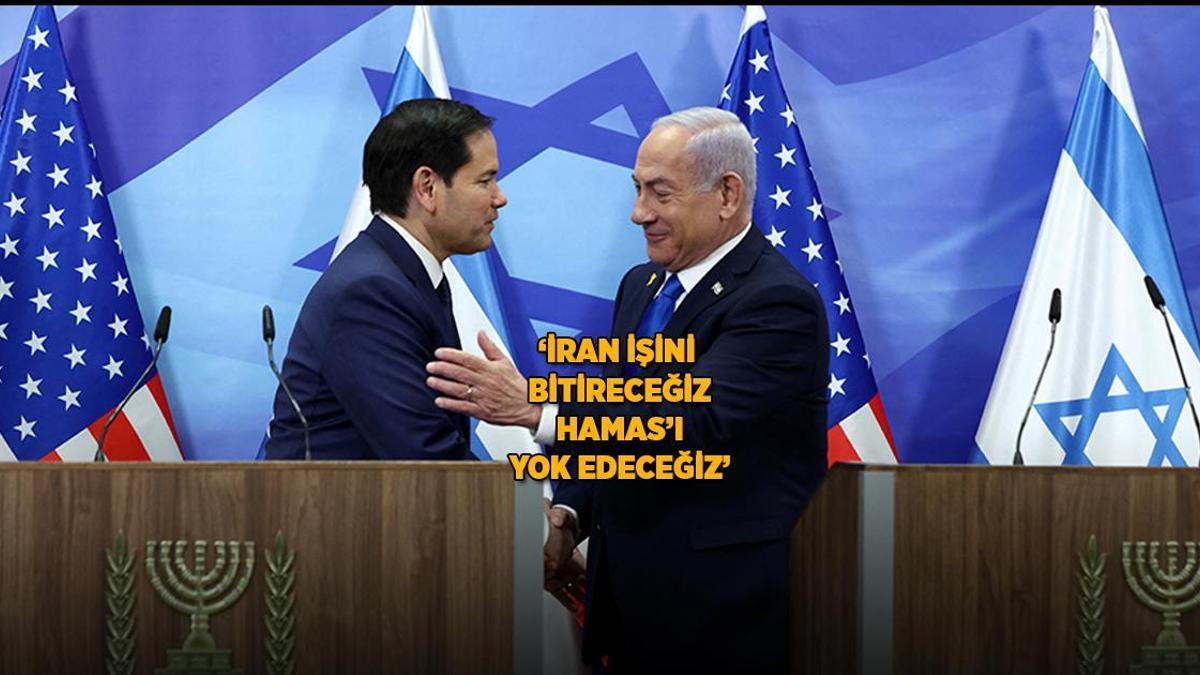 SON DAKİKA! ABD’den İsrail’e 1 tonluk bomba! Rubio ve Netanyahu açıklaması: ‘İran işini bitireceğiz’