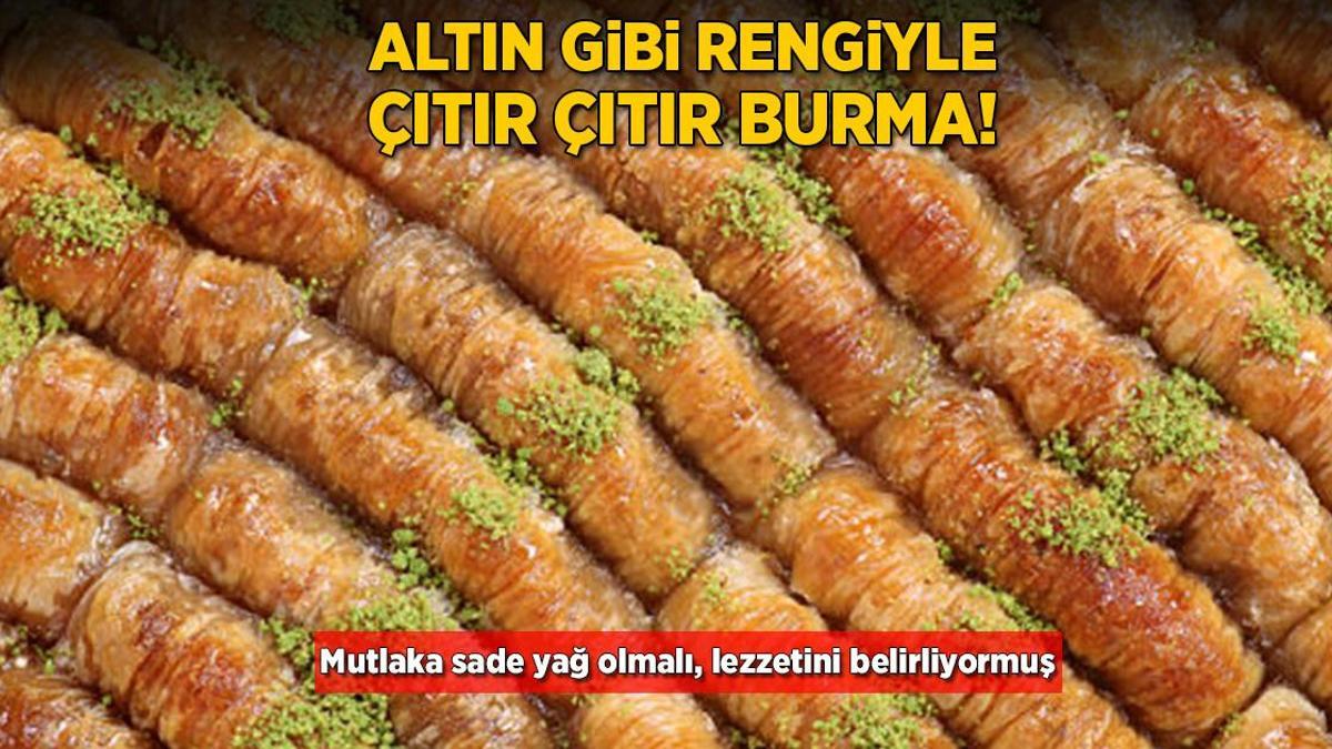 Dışı altın sarısı çıtır çıtır burma tarifi! Lezzet şöleni yaşatıyor, sade yağ şart