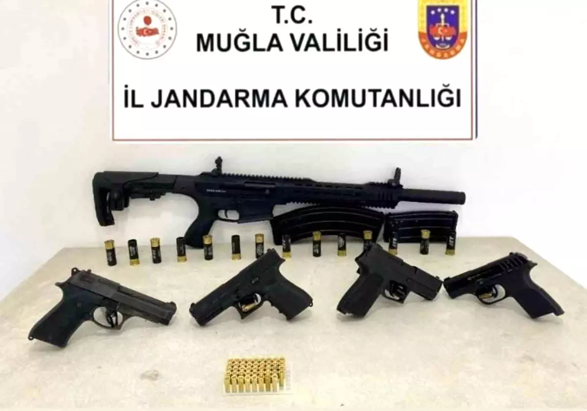 Muğla’da Ruhsatsız Silah Operasyonu