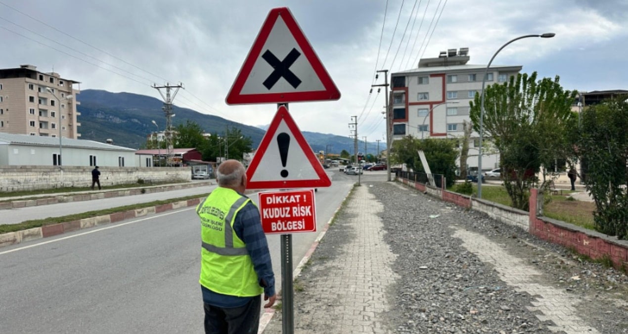 Hatay’da ‘kuduz’ paniği! Mahalle karantinaya alındı